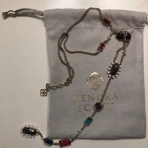 Kendra Scott Y necklace gold